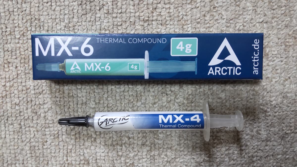 ARCTIC MX-6とMX-4